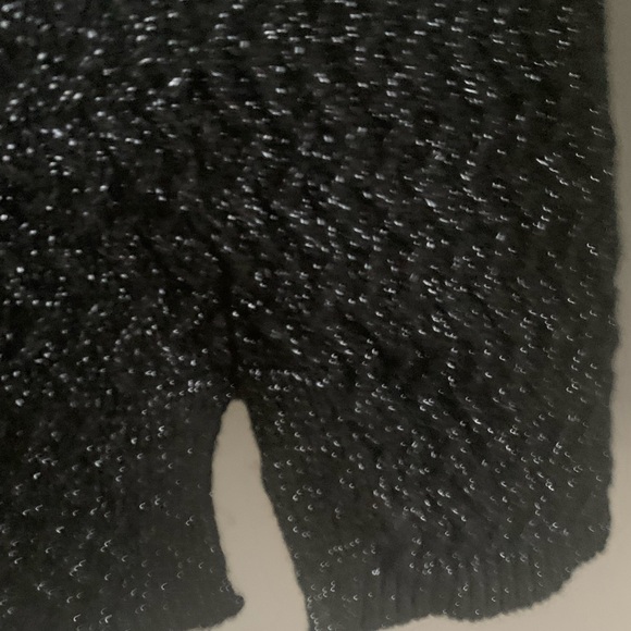 Loft Black Shimmer Sweater Sz XL - Picture 3 of 10